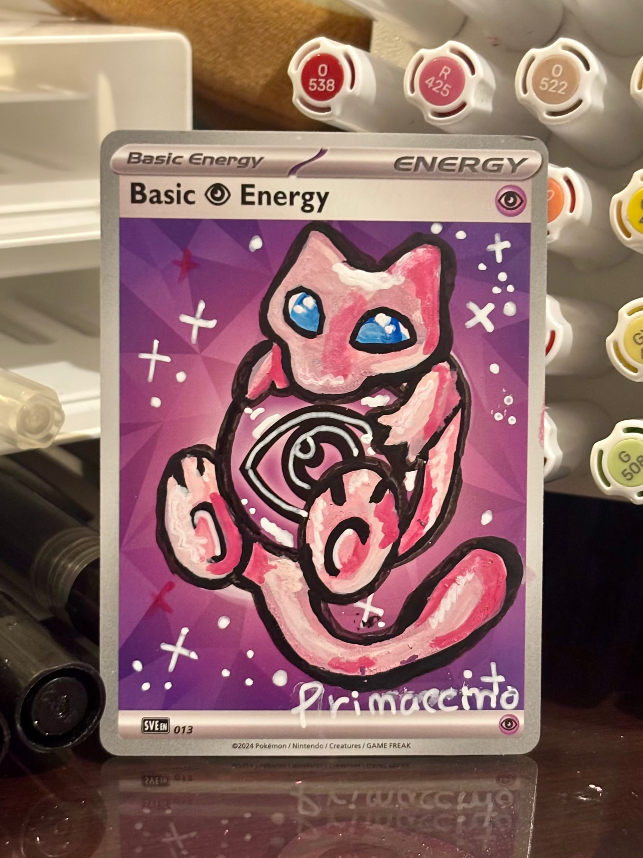 Custom energy card